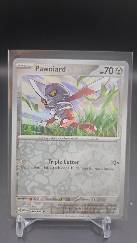 Pawniard Obsidian Flames Pokémon Card