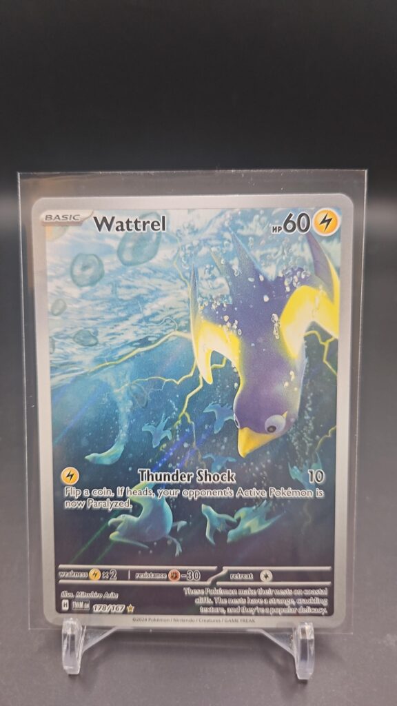 Wattrel 178/167 Full Art Holo Twilight Masquerade SV06 Pokémon Card NM Front