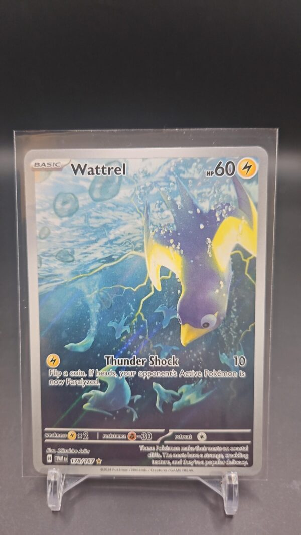 Wattrel 178/167 Full Art Holo Twilight Masquerade SV06 Pokémon Card NM Front