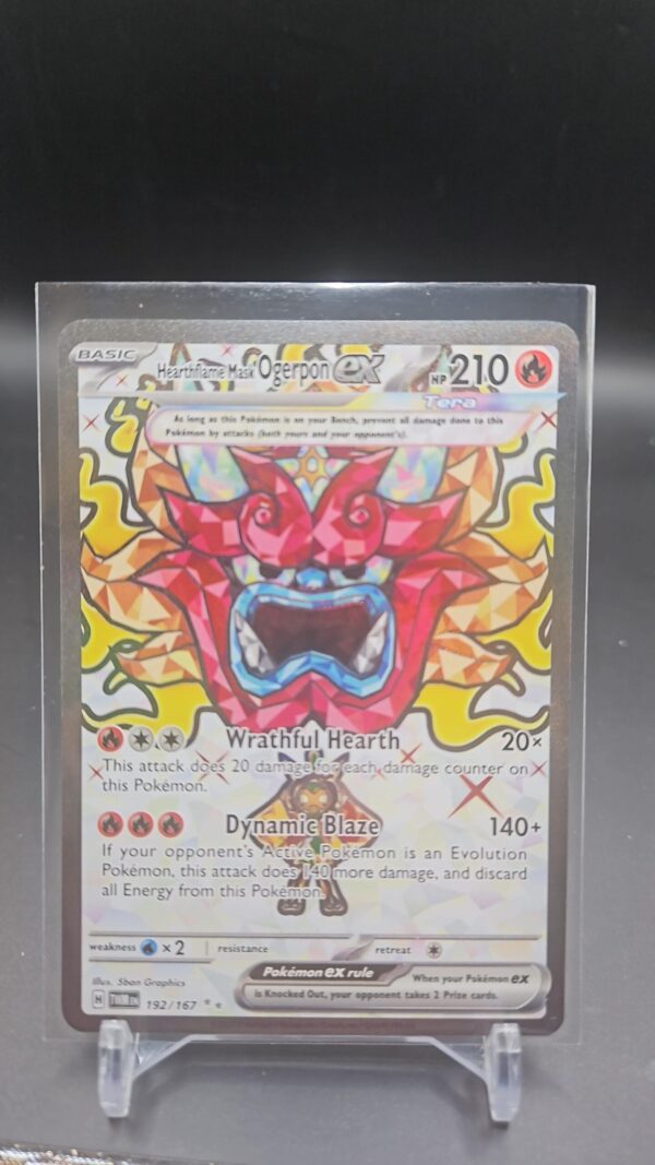 Pokemon Hearthflame Mask Ogerpon ex - 192/167 - Ultra Rare NM-Mint Twilight Masq