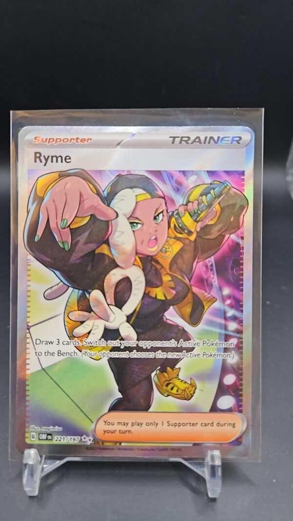 Ryme - 221/197 - Pokemon Obsidian Flames Full Art Ultra Rare Card