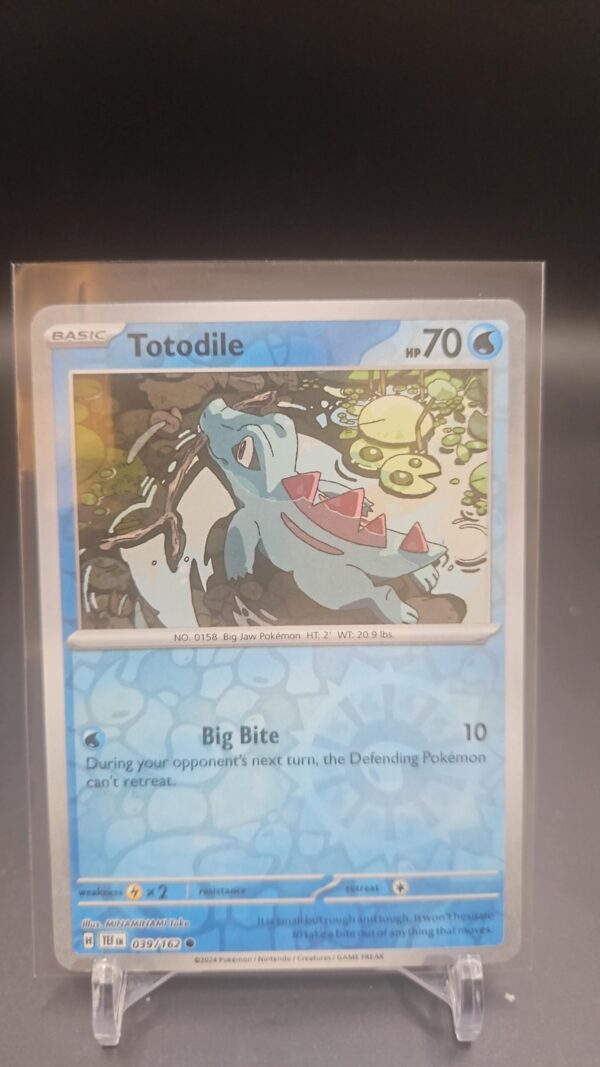 Totodile 39/162 Reverse Holo | Temporal Forces | Pokemon Card