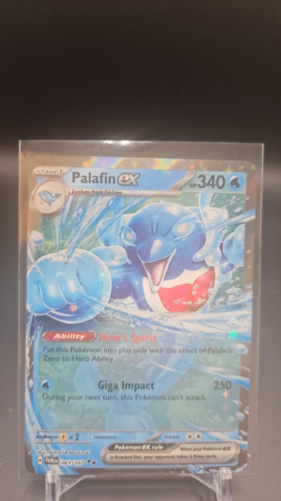 Palafin ex 61/167 Double Rare Twilight Masquerade Pokémon Card 2024 Front