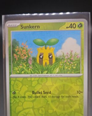 Sunkern 006/167 Reverse Holo Twilight Masquerade Pokémon TCG Card Front