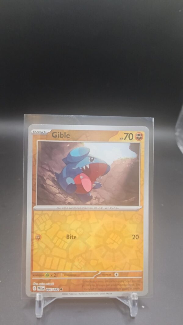 Gible  94/182 Paradox Rift Reverse Holo Common Pokémon TCG