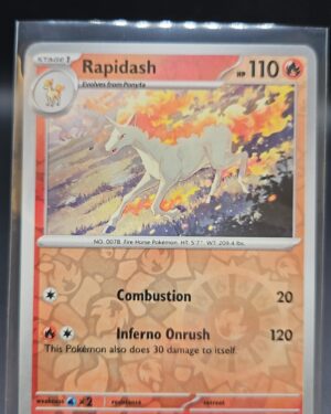 Rapidash #27/162 SV Temporal Forces 2024 Pokemon Reverse Holo