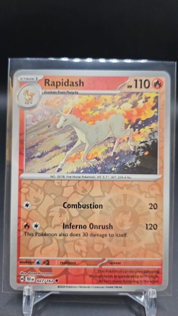 Rapidash #27/162 SV Temporal Forces 2024 Pokemon Reverse Holo