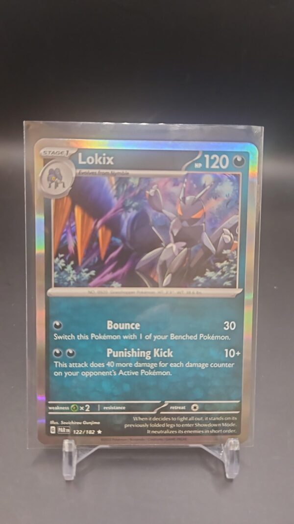 Pokemon - Lokix 122/182 Holo Rare - Paradox Rift - NM/M