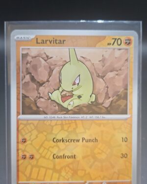 Larvitar - 105/197 - Reverse Holo - Obsidian Flames - Nm - Pokemon Card