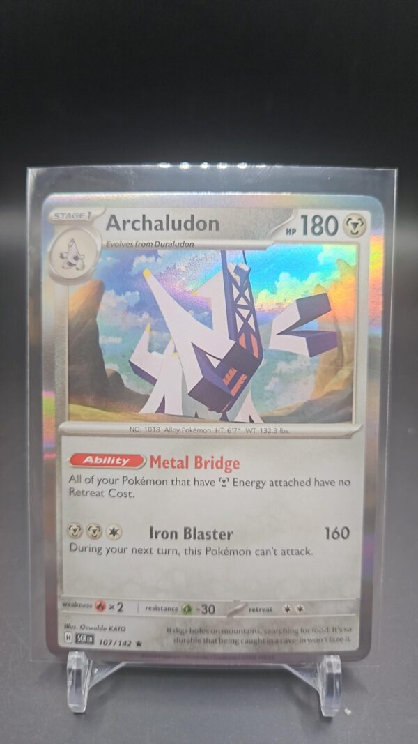 Pokemon Archaludon - 107/142 - Holo Rare NM-Mint Stellar Crown