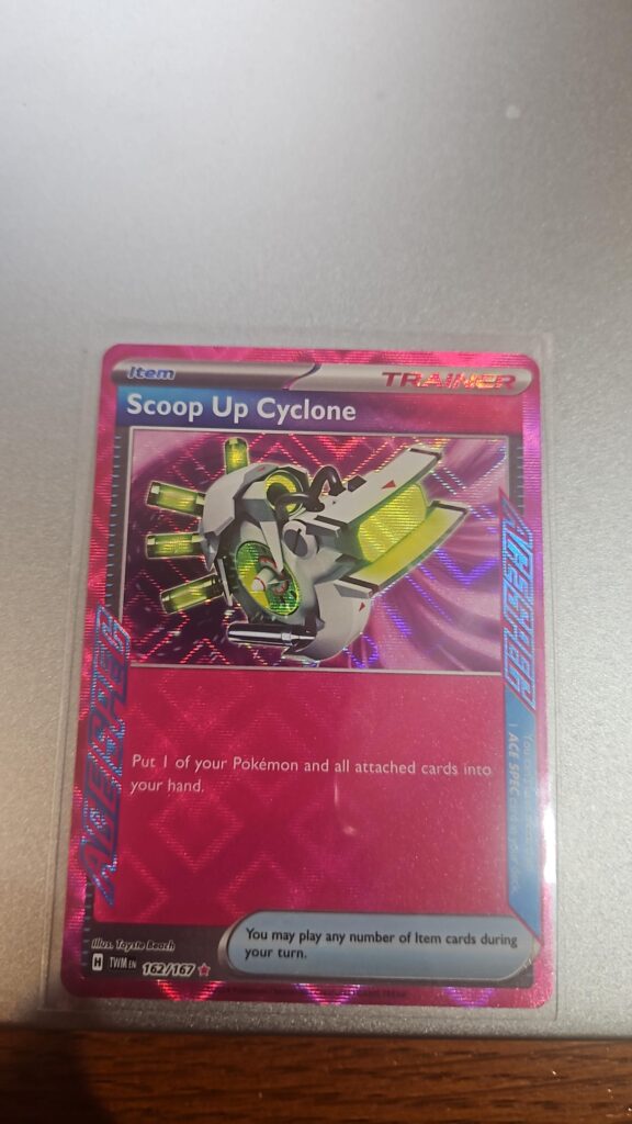 Scoop Up Cyclone ACE Spec 162/167 Twilight Masquerade Pokémon Card Front