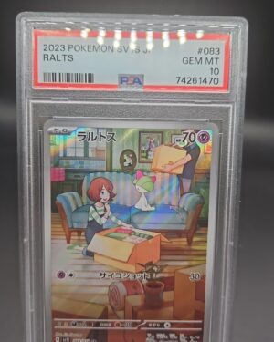 2023 Japanese Scarlet ex Art Rare #083 Ralts PSA 10 Pokémon Card Gem Mint