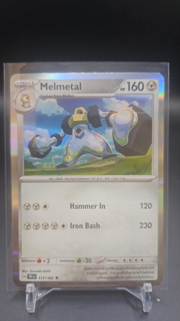 Pokemon TCG - Melmetal 117/162 Holo Rare - Temporal Forces
