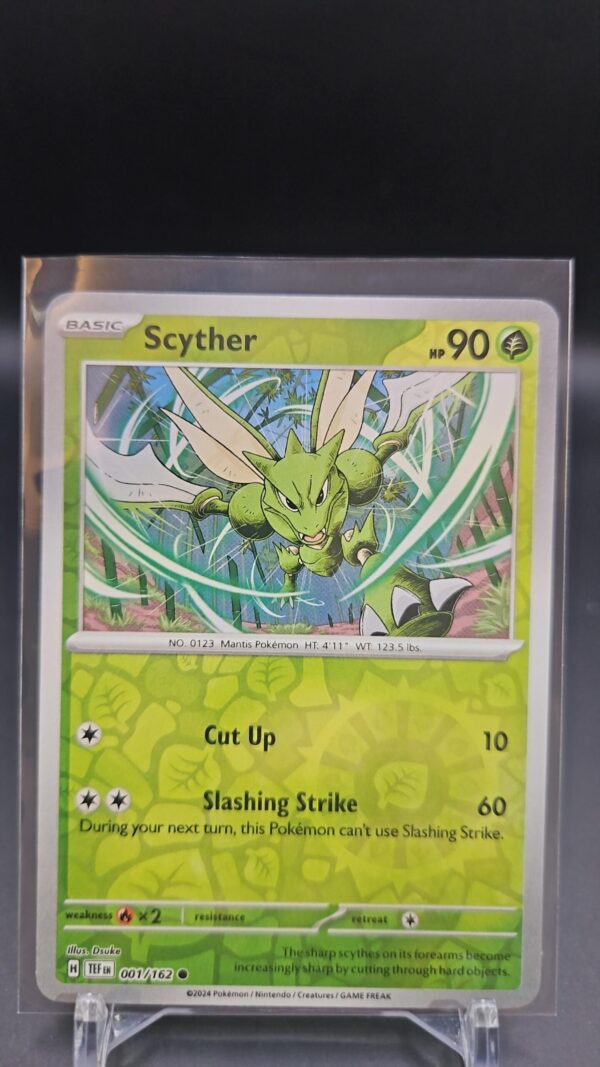 Scyther 1/162 Reverse Holo | Temporal Forces | Pokemon Card