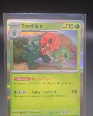 Scovillain 025/197 Obsidian Flames Holo Rare Pokémon TCG card with vibrant holofoil, perfect for collectors.