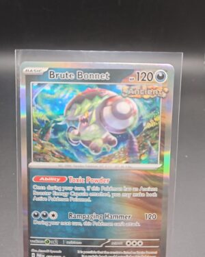 Brute Bonnet - 123/182 - Holo Rare NM, English Pokemon Paradox Rift