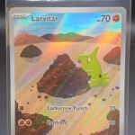 Larvitar 203/197  Illustration Rare Full Art Pokemon Obsidian Flames