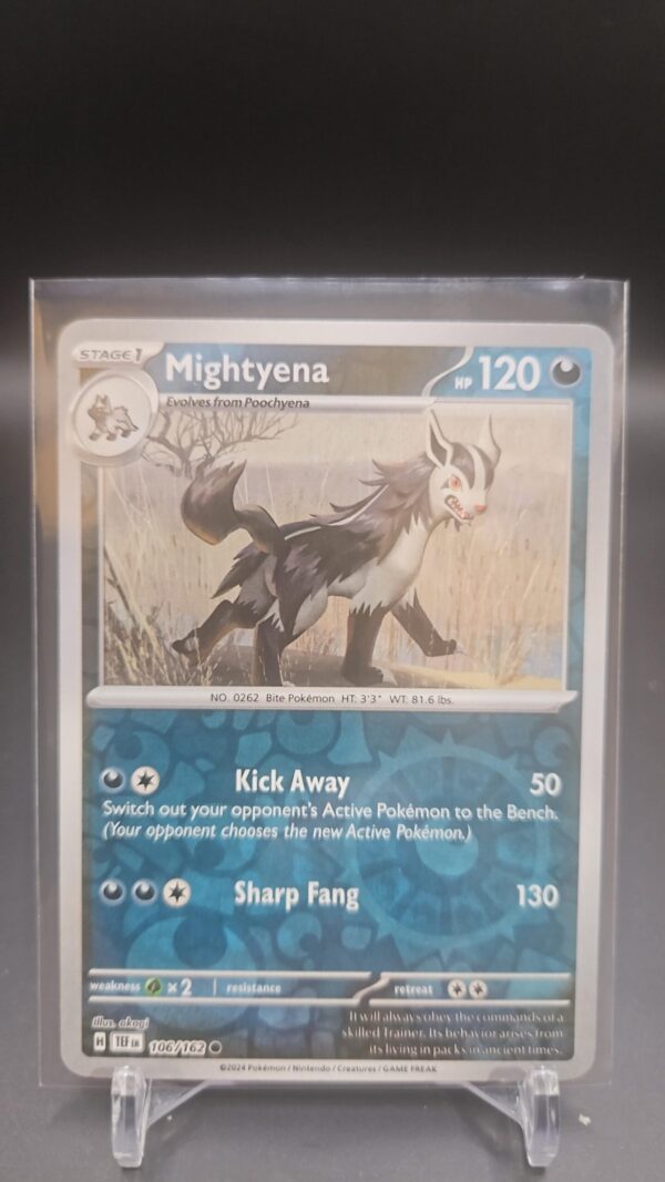 Mightyena - 106/162 Temporal Forces Reverse Holo Pokemon Card
