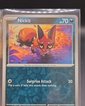 Nickit 119/182 Reverse Holo SV04: Paradox Rift Pokemon tcg Card