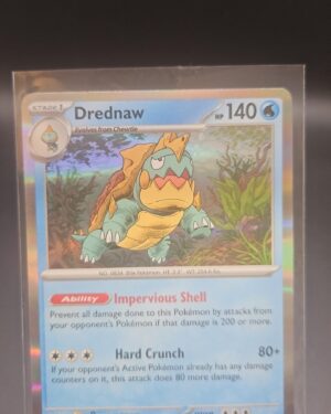 Drednaw #44/142 SV Stellar Crown 2024 Rare Holo Pokémon TCG card with vibrant holofoil, perfect for collectors.