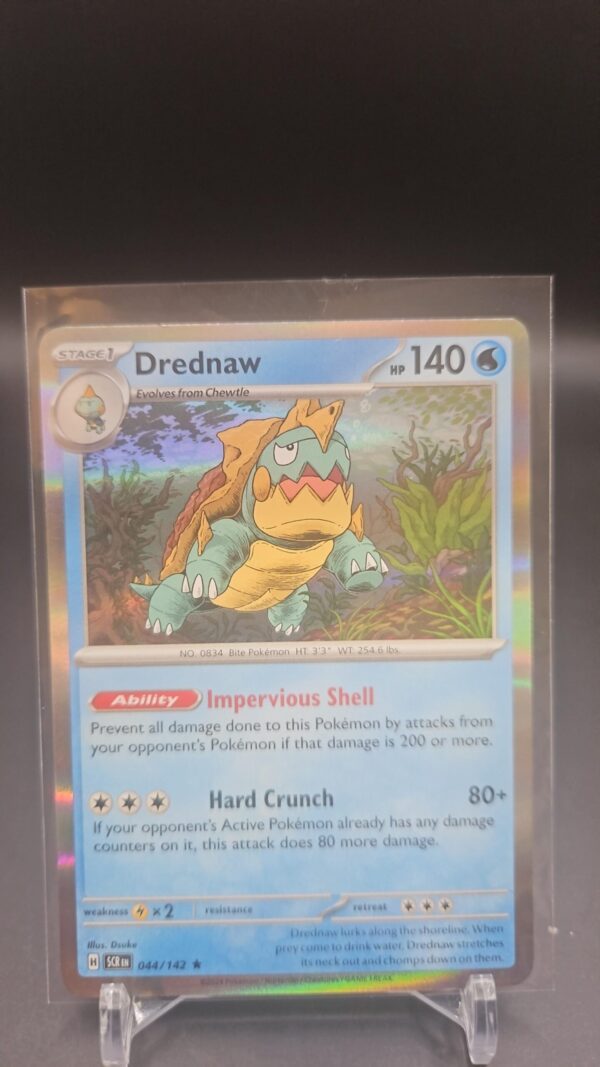 Drednaw #44/142 SV Stellar Crown 2024 Rare Holo Pokemon TCG Card