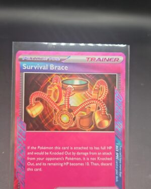 Survival Brace ACE Spec 164/167 Twilight Masquerade Holo Rare Pokémon Card Front