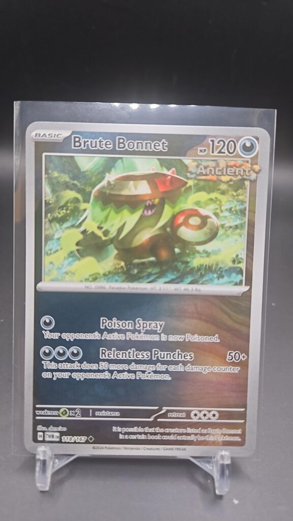 Brute Bonnet 118/167 Uncommon Pokémon card single Scarlet and Violet Twilight Masquerade expansion