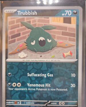 Trubbish 116/182 Reverse Holo SV04: Paradox Rift Pokemon tcg Card
