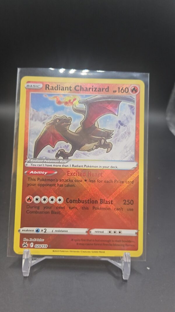 Radiant Charizard 20/159 SwSh Crown Zenith Holo Radiant Rare Pokemon TCG