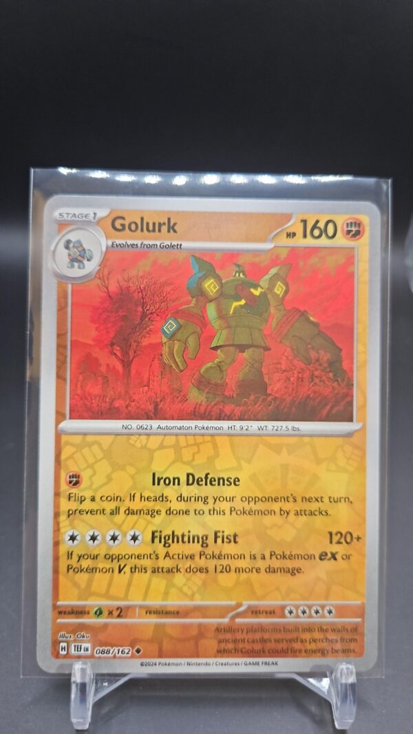 Golurk - 088/162 Temporal Forces Reverse Holo Pokemon