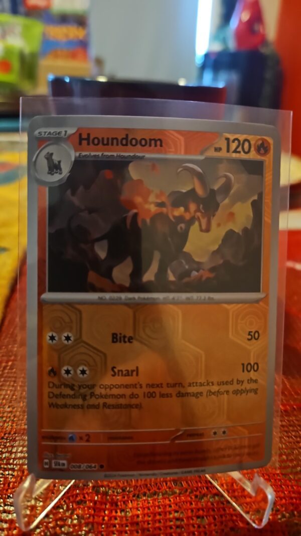 Houndoom #8/64 SV Shrouded Fable 2024 Reverse Holo Common Pokemon