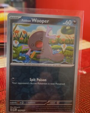 Paldean Wooper 126/197 Pokemon Obsidian Flames SV03 Reverse Holo Common Card