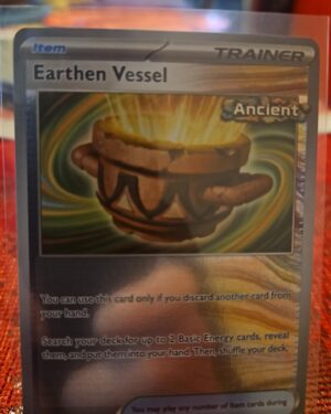 Earthen Vessel 163/182 Uncommon Reverse Holo Paradox Rift Pokémon Card Near Mint Front