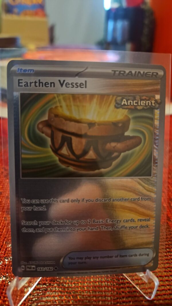Pokemon Earthen Vessel 163/182 Paradox Rift Uncommon Reverse Holo NM