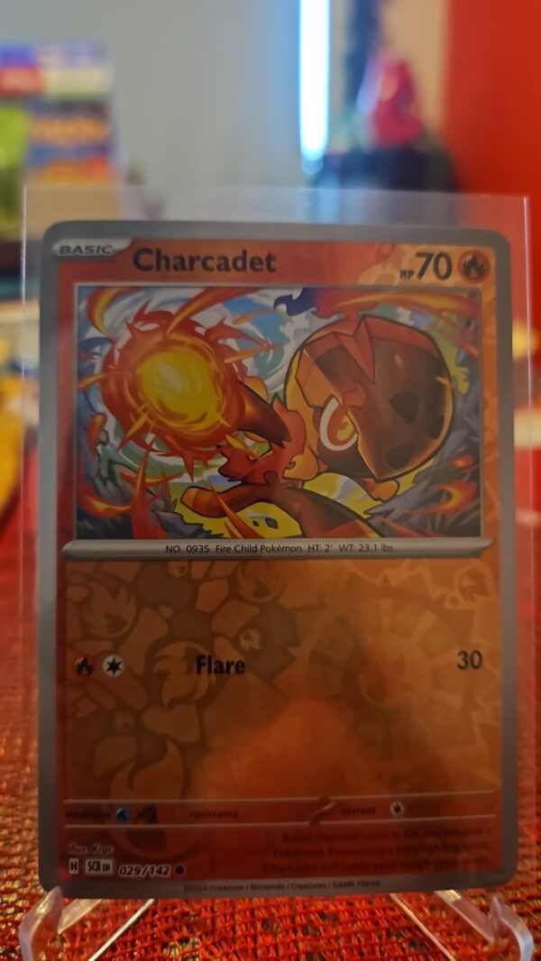 Charcadet #29/142 SV Stellar Crown 2024 Reverse Holo Common Pokemon TCG Card