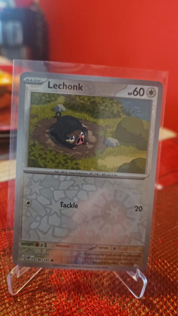 Lechonk #180/197 SV03: Obsidian Flames Reverse Holo Common