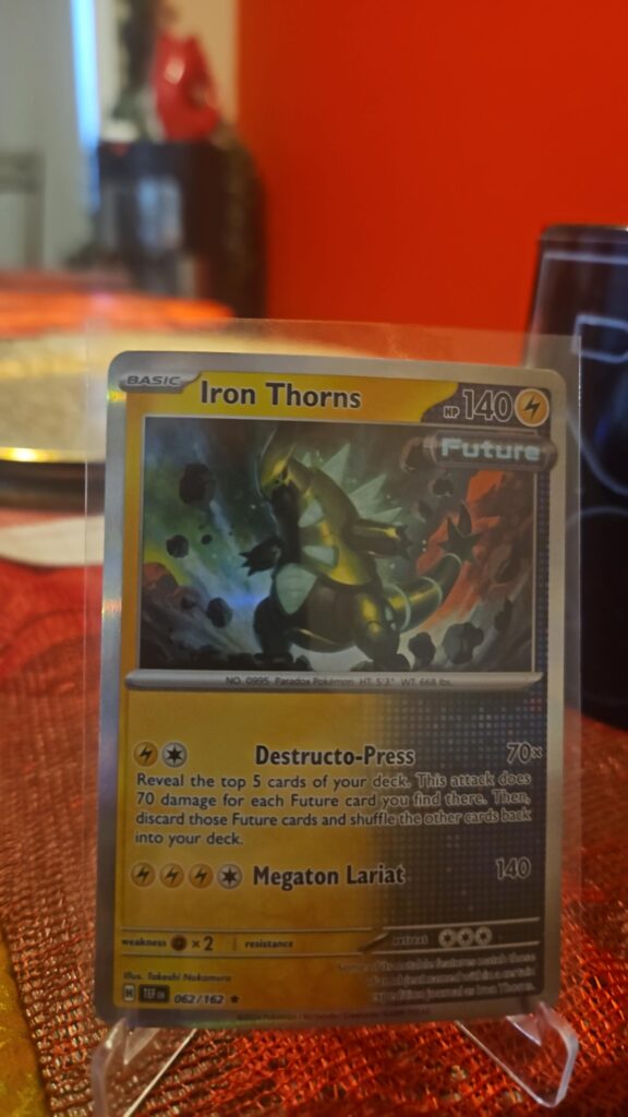 Iron Thorns 62/162 Temporal Forces Holo Rare Pokemon Card TCG