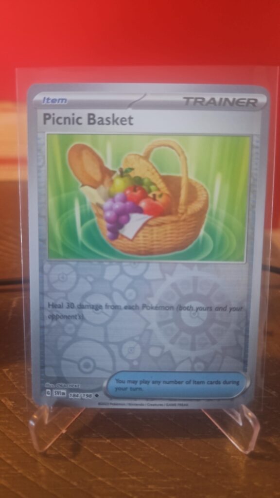 Picnic Basket 184/198 Reverse Holo Pokémon Scarlet & Violet card