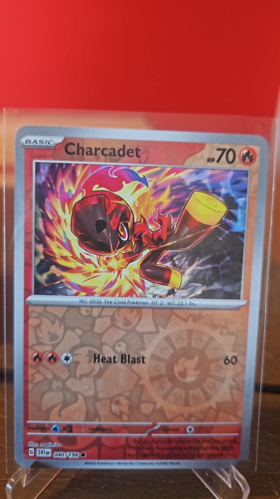 Charcadet 40/198 Reverse Holo Pokémon Scarlet & Violet card