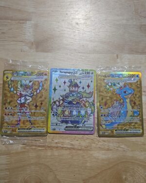 Pokémon SVP165 SVP164 SVP163 Promo Set – Terapagos ex Ultra-Premium Box