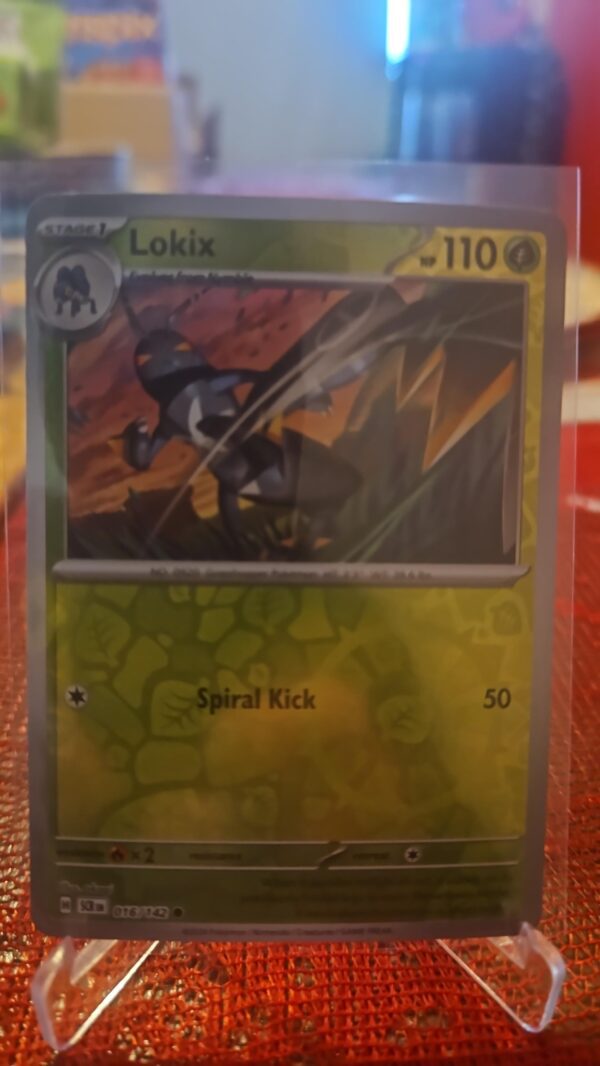 Lokix #16/142 SV Stellar Crown 2024 Reverse Holo Common Pokemon TCG