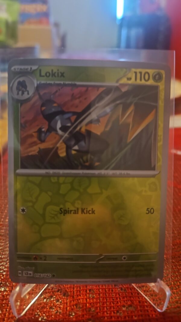 Lokix #16/142 SV Stellar Crown 2024 Reverse Holo Common Pokemon TCG