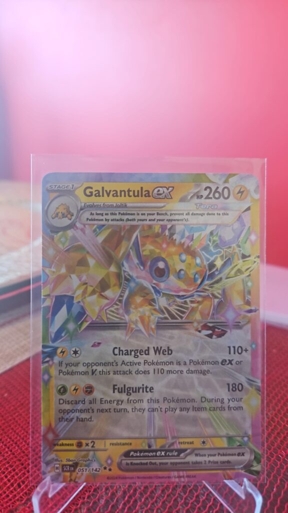 Galvantula Ex 51/142 Double Rare Stellar Crown Pokémon Card Near Mint Front