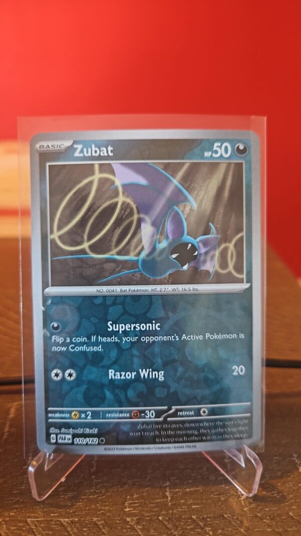 Zubat Paradox Rift reverse holo Pokémon TCG card