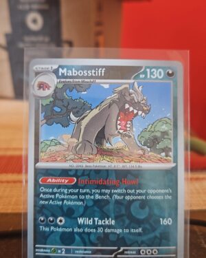 Reverse Holo Mabosstiff - 137/198 Uncommon SV Scarlet & Violet Base Set Pokemon
