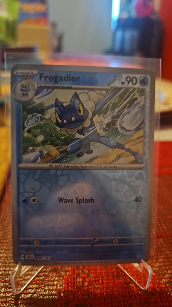 Pokemon TCG - Reverse Holo Frogadier 40/142 - Stellar Crown 2024
