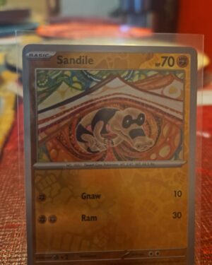 Sandile Reverse Holo 115/198 Scarlet & Violet - NM Pokémon