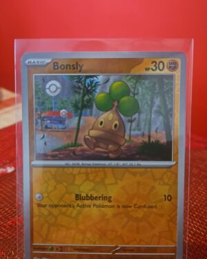 Bonsly Pokemon S/V Obsidian Flames 110/197 Reverse Holo Common TCG