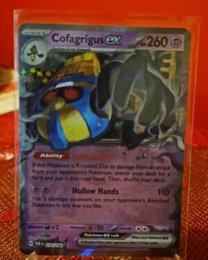 Cofagrigus ex 76/182 Double Rare Paradox Rift Pokémon TCG Card Front