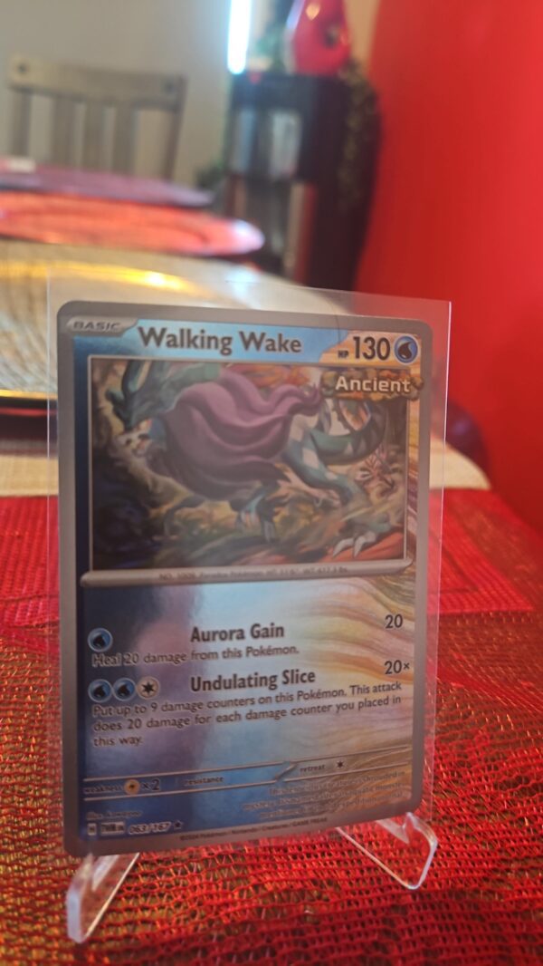 M/NM Walking Wake 63/167 Holo Twilight Masquerade Pokemon TCG - Image 2